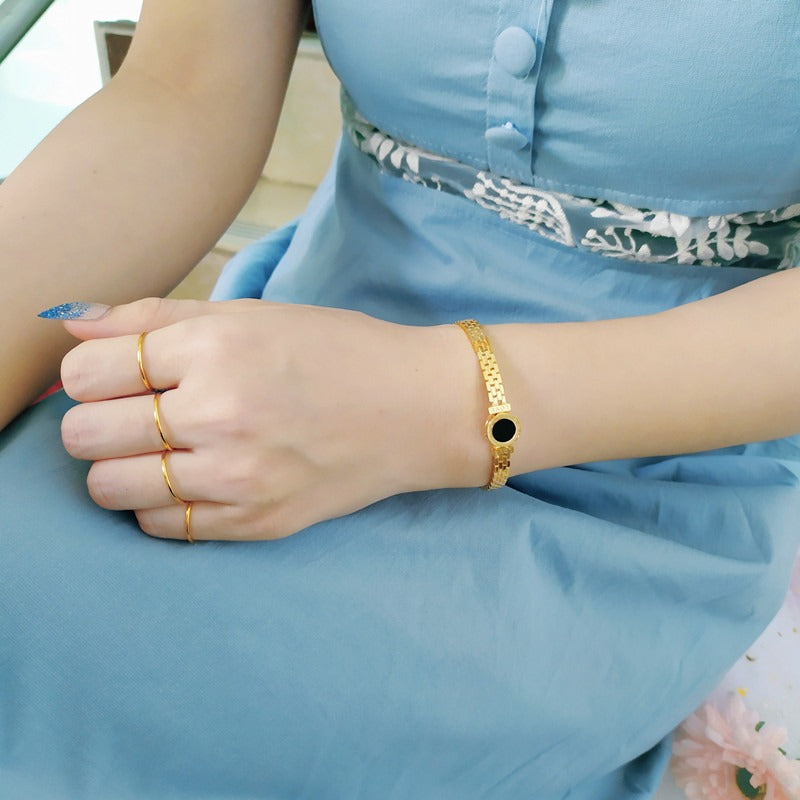 Wholesale 18K Gold Titanium Steel Bracelet