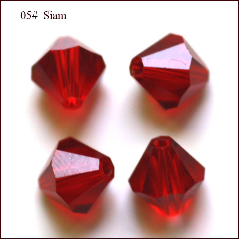 Wholesale 500pcs Crystal Glass Rhombus Beads