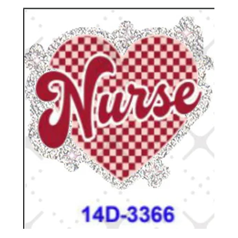 Wholesale 5 Pcs /10 Pcs /20 Pcs  Cute Cartoon Acrylic Flatbacks (Mother's Day/Nurse/Girl) for DIY Badge Reels & Phone Stands
