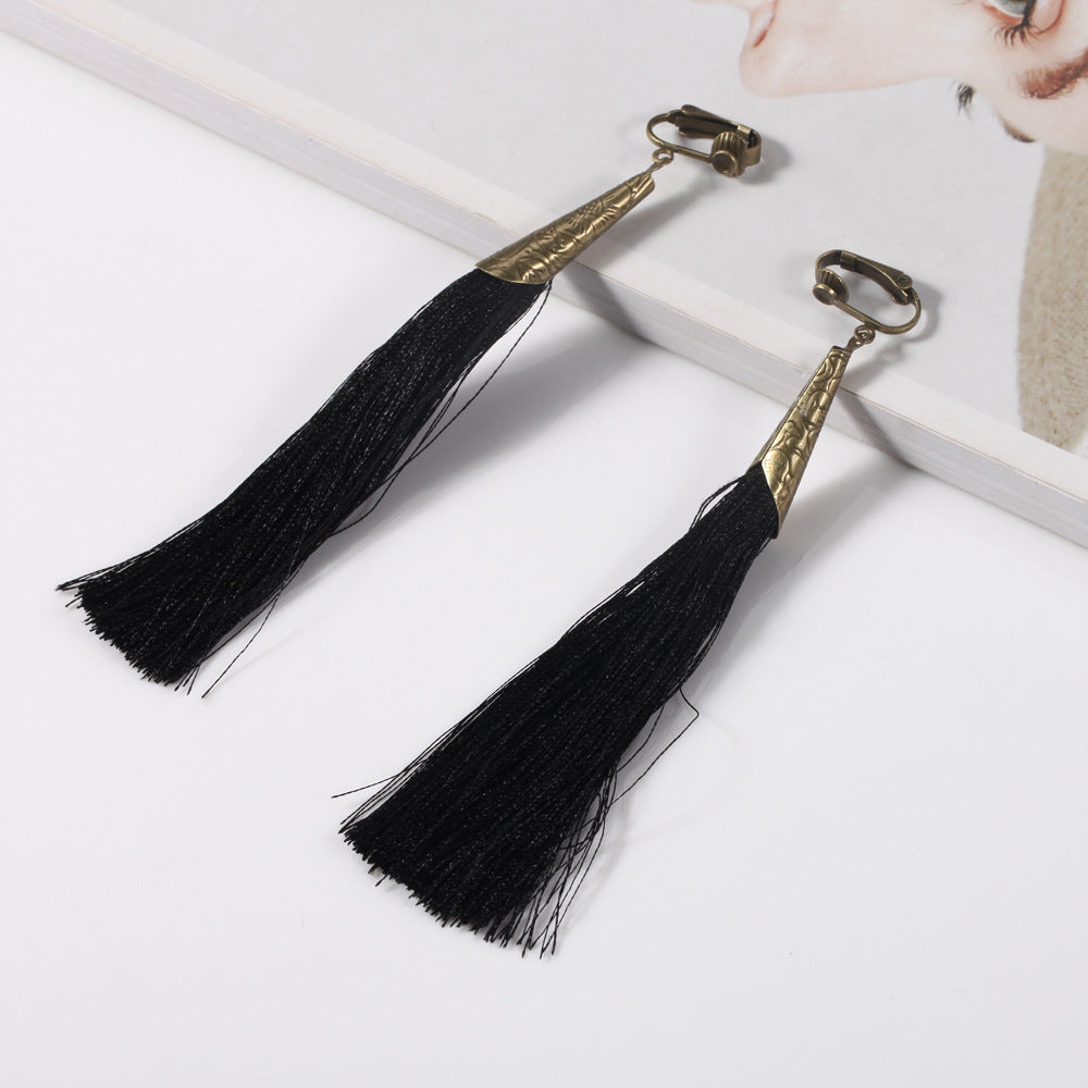 Wholesale Bohemian Fabric Ear Clips