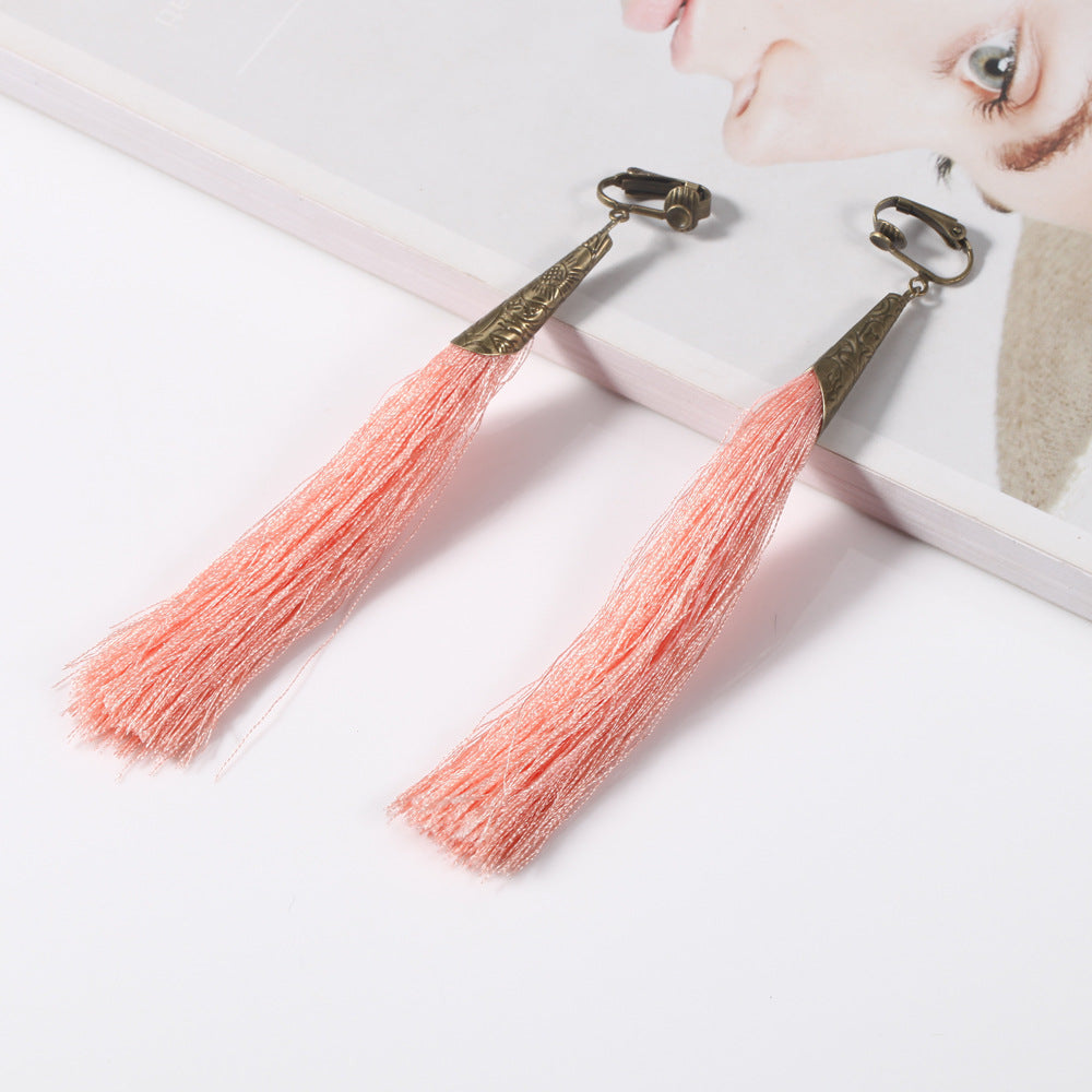 Wholesale Bohemian Fabric Ear Clips