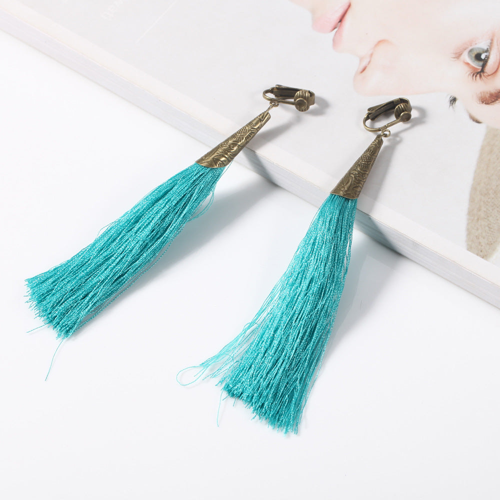 Wholesale Bohemian Fabric Ear Clips