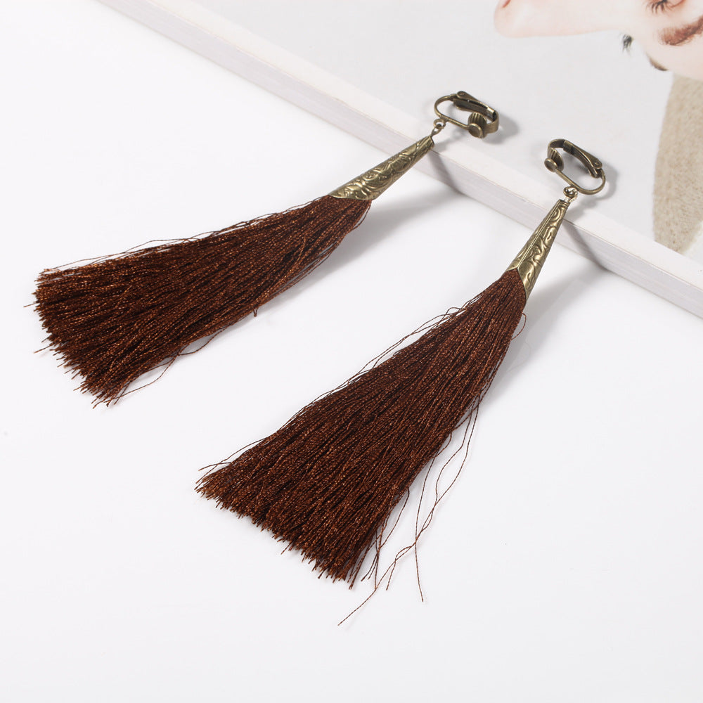 Wholesale Bohemian Fabric Ear Clips