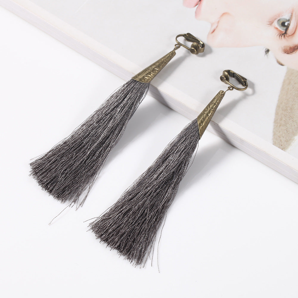 Wholesale Bohemian Fabric Ear Clips