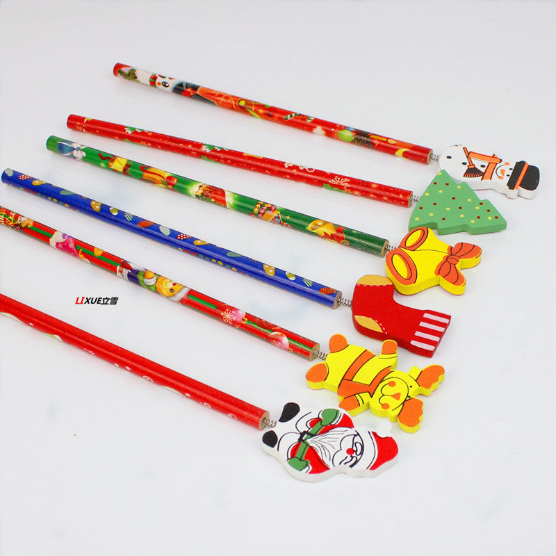 Wholesale Santa Claus Wooden Pencils