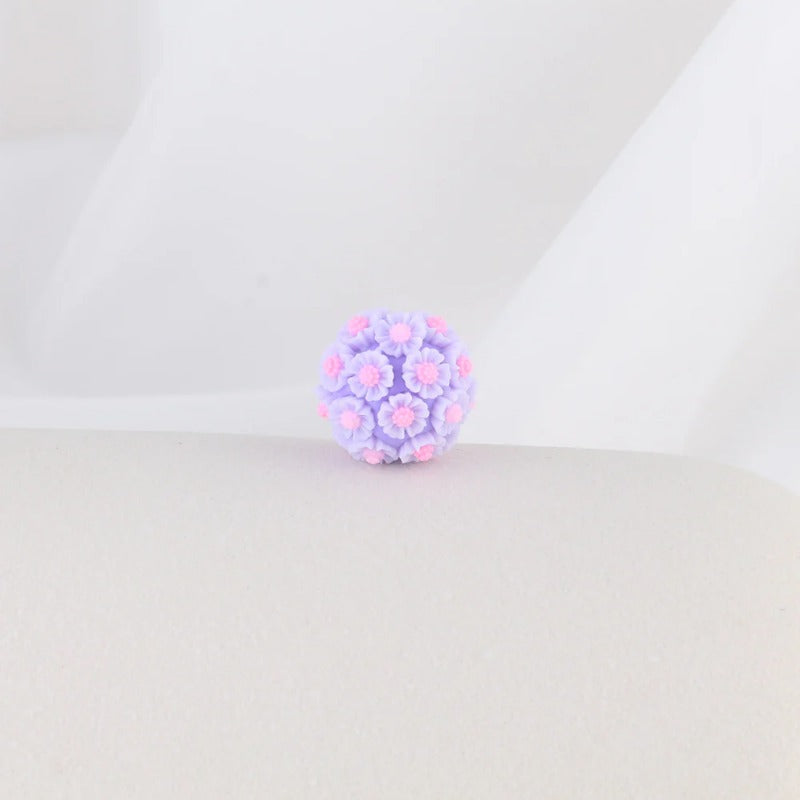 Wholesale 10pcs 2CM Sunflower Ball Soft Ceramic Beads