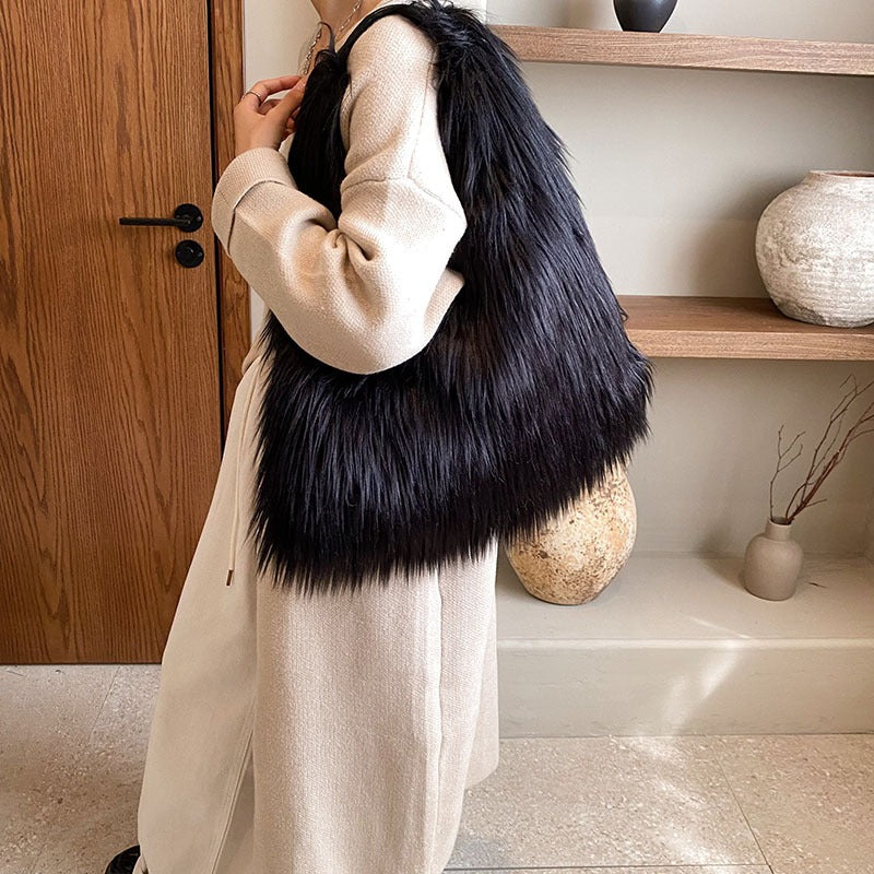 Wholesale Autumn and Winter Plush Bags