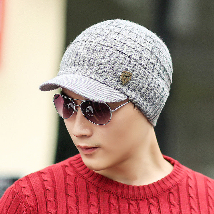 Wholesale Autumn and Winter Plus Fleece Warm Woolen Hat Knitted Hat