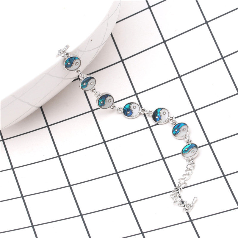 Wholesale Bagua DIY Abalone Shell Bracelet