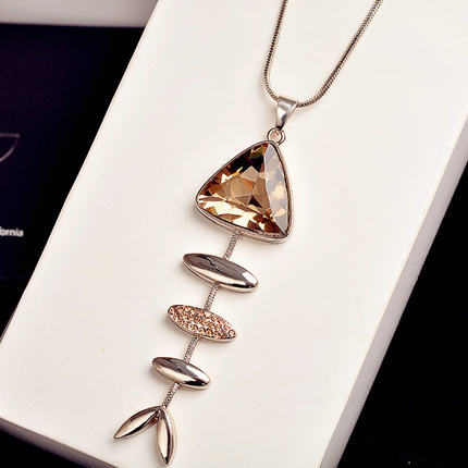 Wholesale Versatile Long Sweater Alloy Necklaces