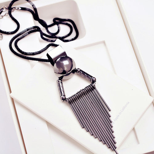 Wholesale Versatile Long Sweater Alloy Necklaces