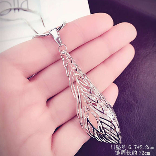 Wholesale Versatile Long Sweater Alloy Necklaces
