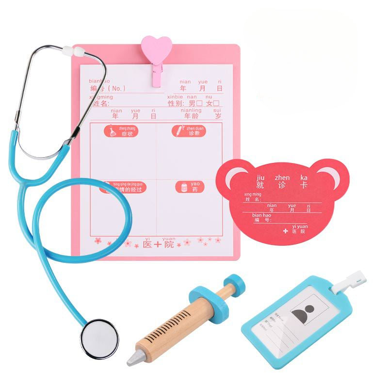 Wholesale of Wooden Children's Doctor Toys, Nurse Injection Tool Sets