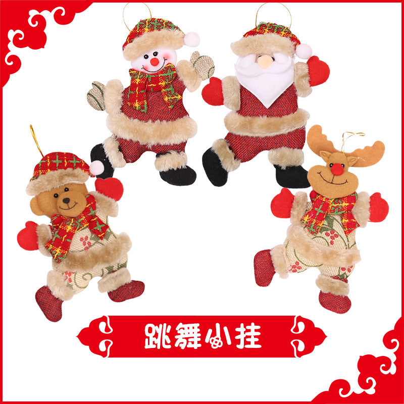Wholesale Christmas Tree Accessories Fabric Figurines