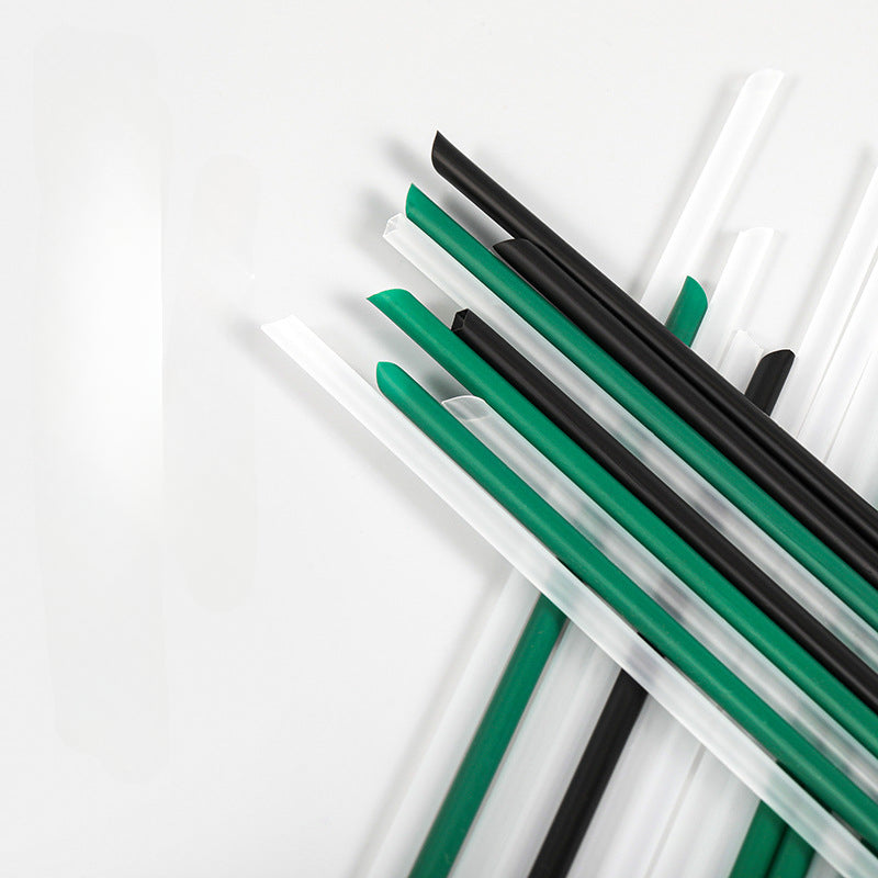 Wholesale PP Disposable Milk Tea Single Independent Packaging Straw