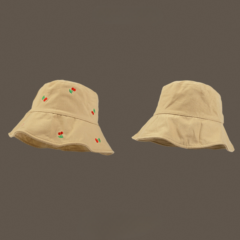 Wholesale Polyester Face Cherry Bucket Hat