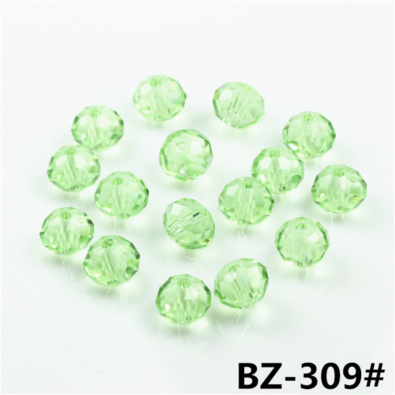 Wholesale 6-12MM Flat Beads Glass Wheel Crystal Beads Lanyard