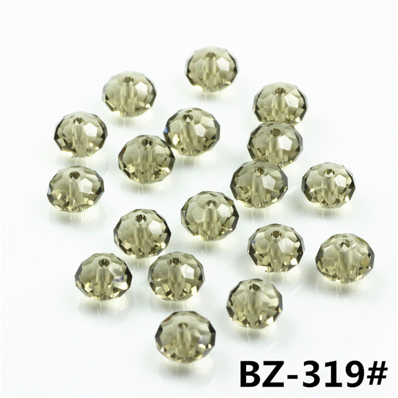 Wholesale 6-12MM Flat Beads Glass Wheel Crystal Beads Lanyard