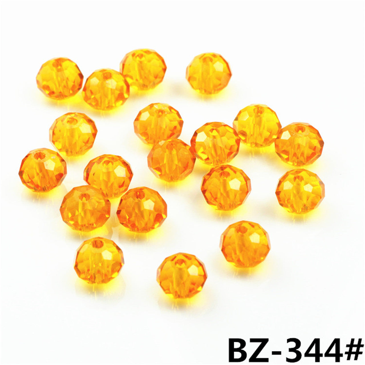 Wholesale 6-12MM Flat Beads Glass Wheel Crystal Beads Lanyard