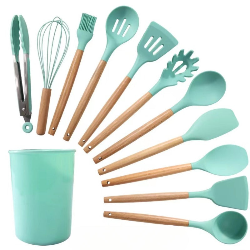 Wholesale Kitchen Silicone Shovel Set of 12 Pieces