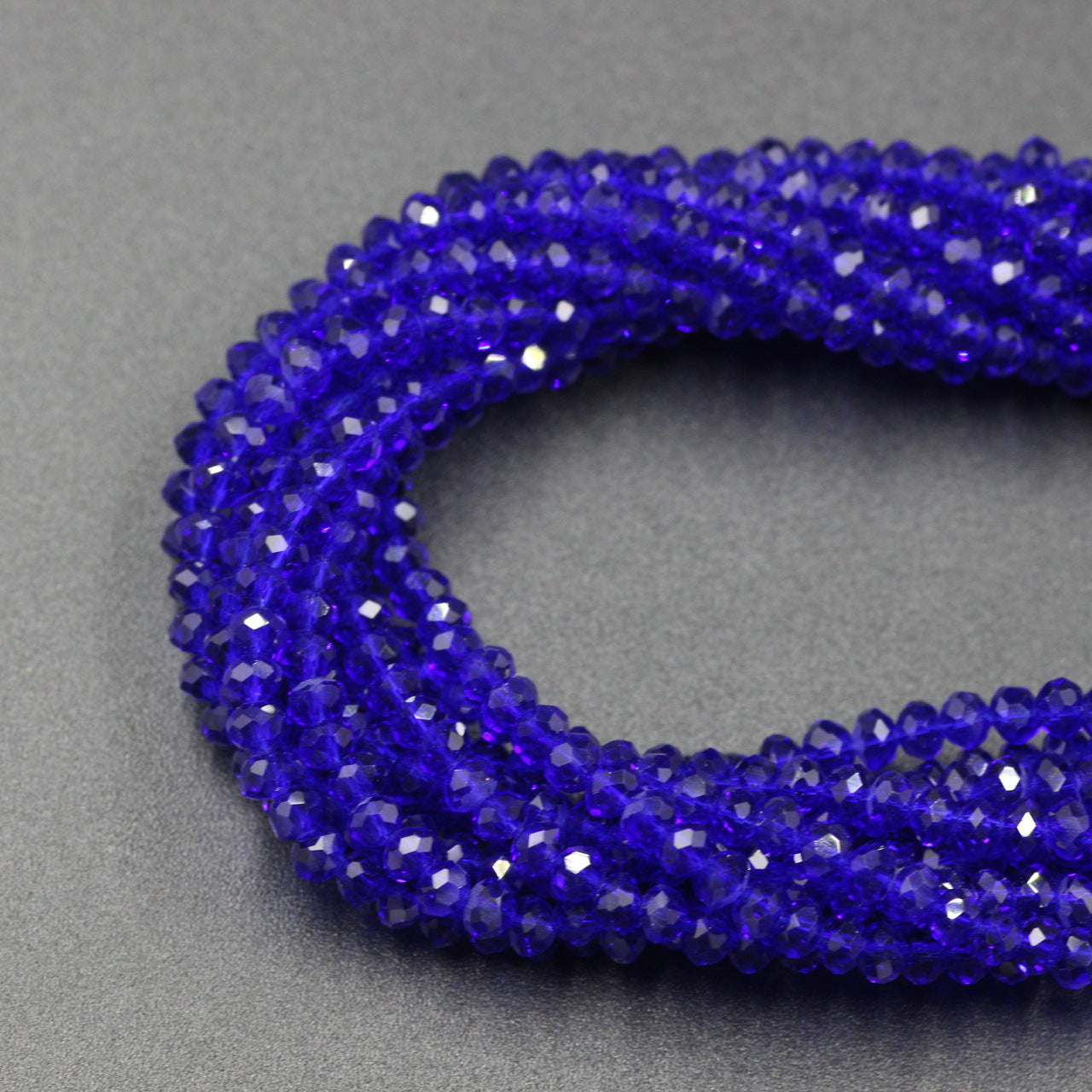 Wholesale 6-12MM Flat Beads Glass Wheel Crystal Beads Lanyard