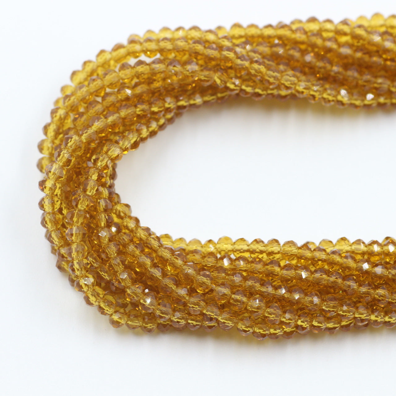 Wholesale 6-12MM Flat Beads Glass Wheel Crystal Beads Lanyard