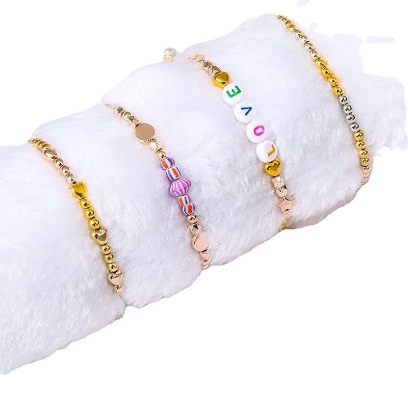 Wholesale Round and Star Shaped Acrylic Bead Sets