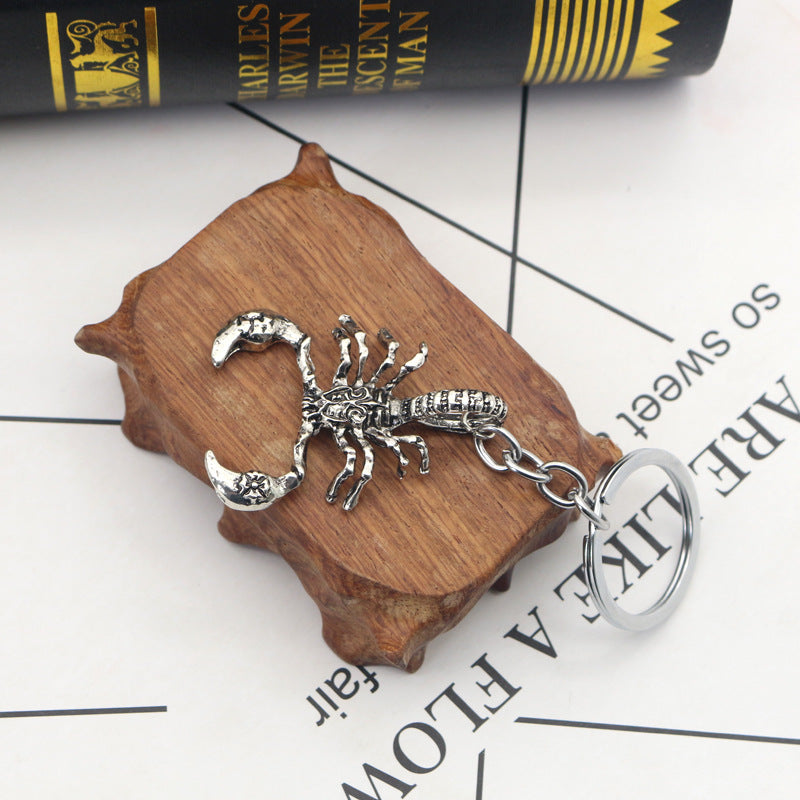 Wholesale Punk Alloy Retro Scorpion Keychain