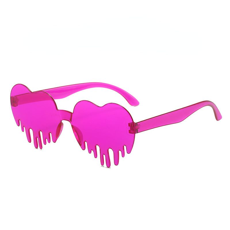 Wholesale Thin Candy Colored Love PC Sunglasses