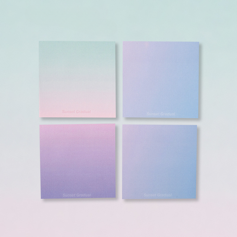 Wholesale Paper Gradient Sticky Notes