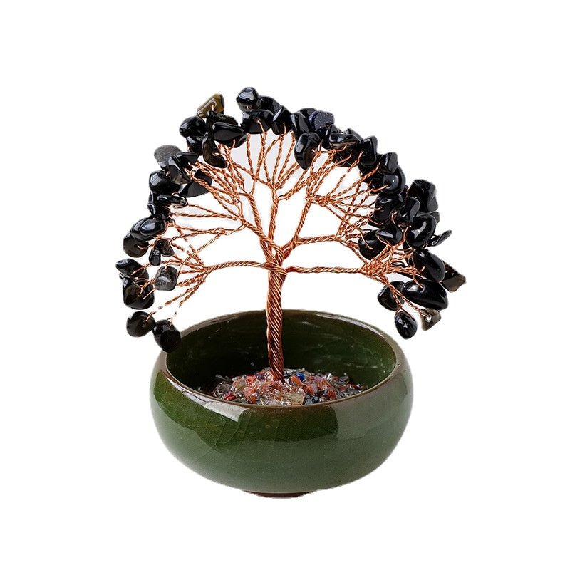 Wholesale of Natural Crystal Tree Ornaments