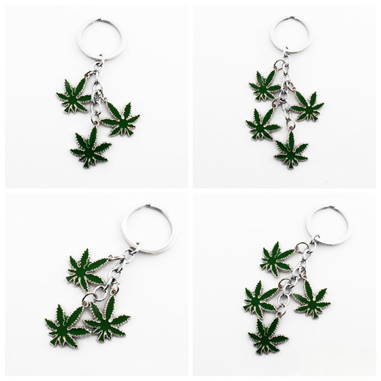 Wholesale Creative Metal Plant Keychains