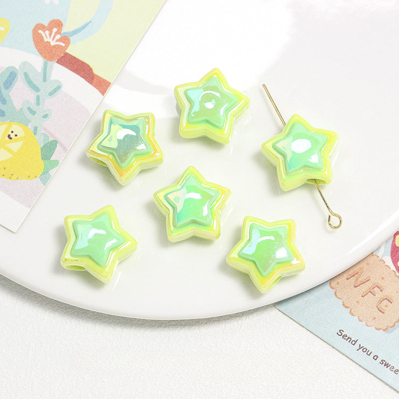 Wholesale Acrylic Love Star Candy Beads