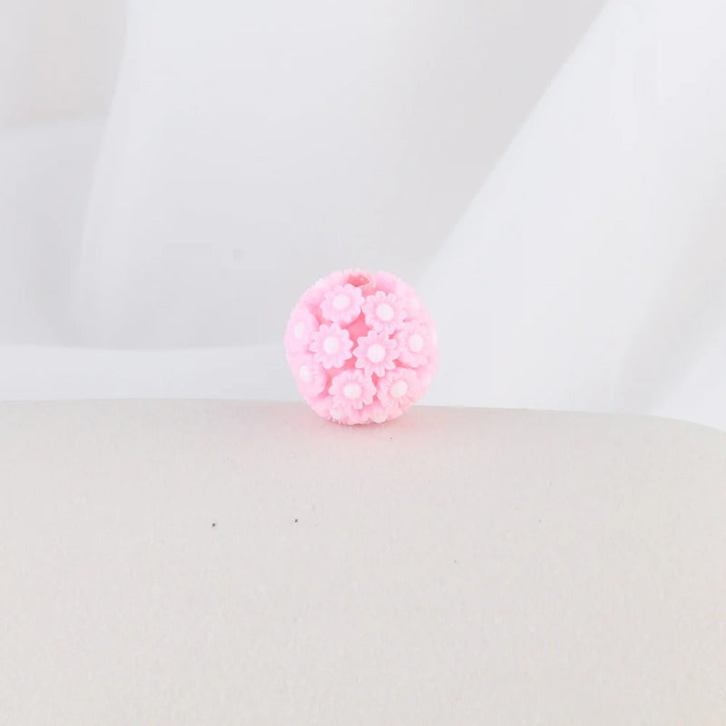 Wholesale 10pcs 2CM Sunflower Ball Soft Ceramic Beads