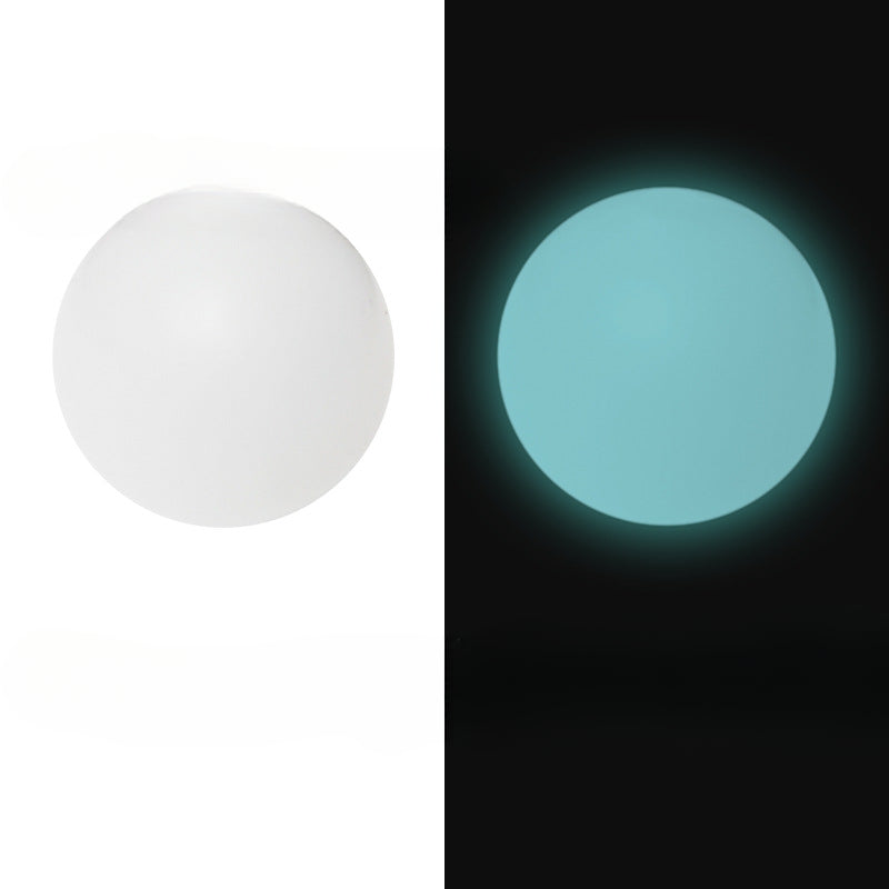 Wholesale 50pcs Luminous Round Beads Silicone Beads Jewelry Accessories Loose Beads