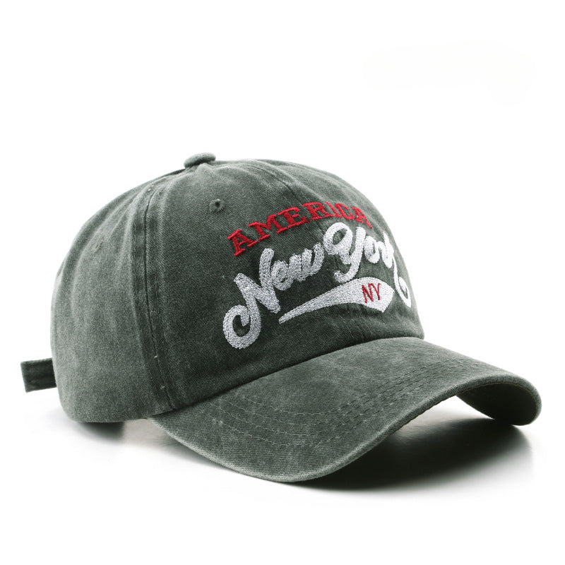 Capilla de béisbol de bordado de letra de algodón al por mayor