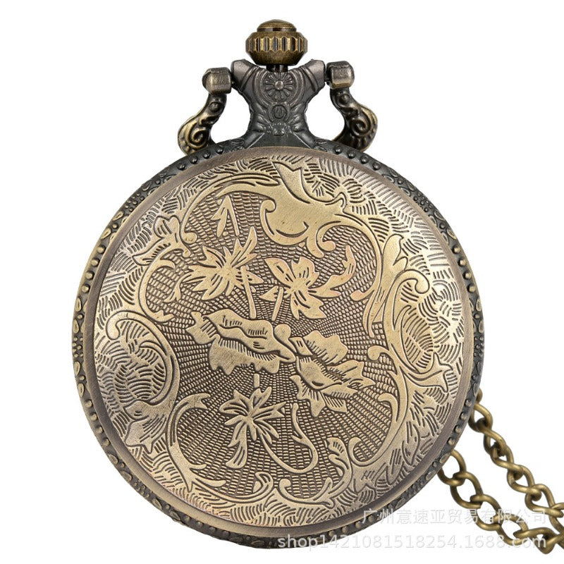 Wholesale Large Flip Quartz Pocket Watch