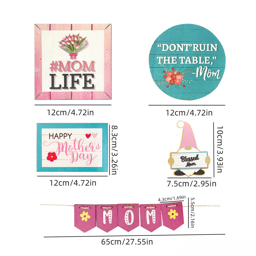 Wholesale Mother's Day Pallets with Wooden Ornaments