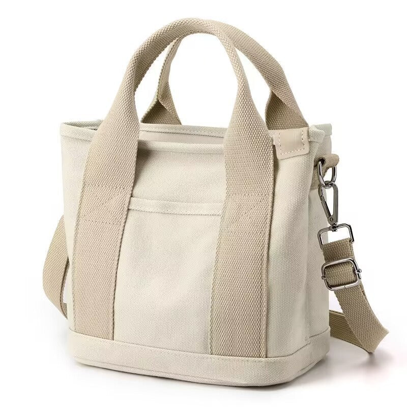 Wholesale Versatile Simple Canvas Bag Lunch Large Capacity Shoulder Bags