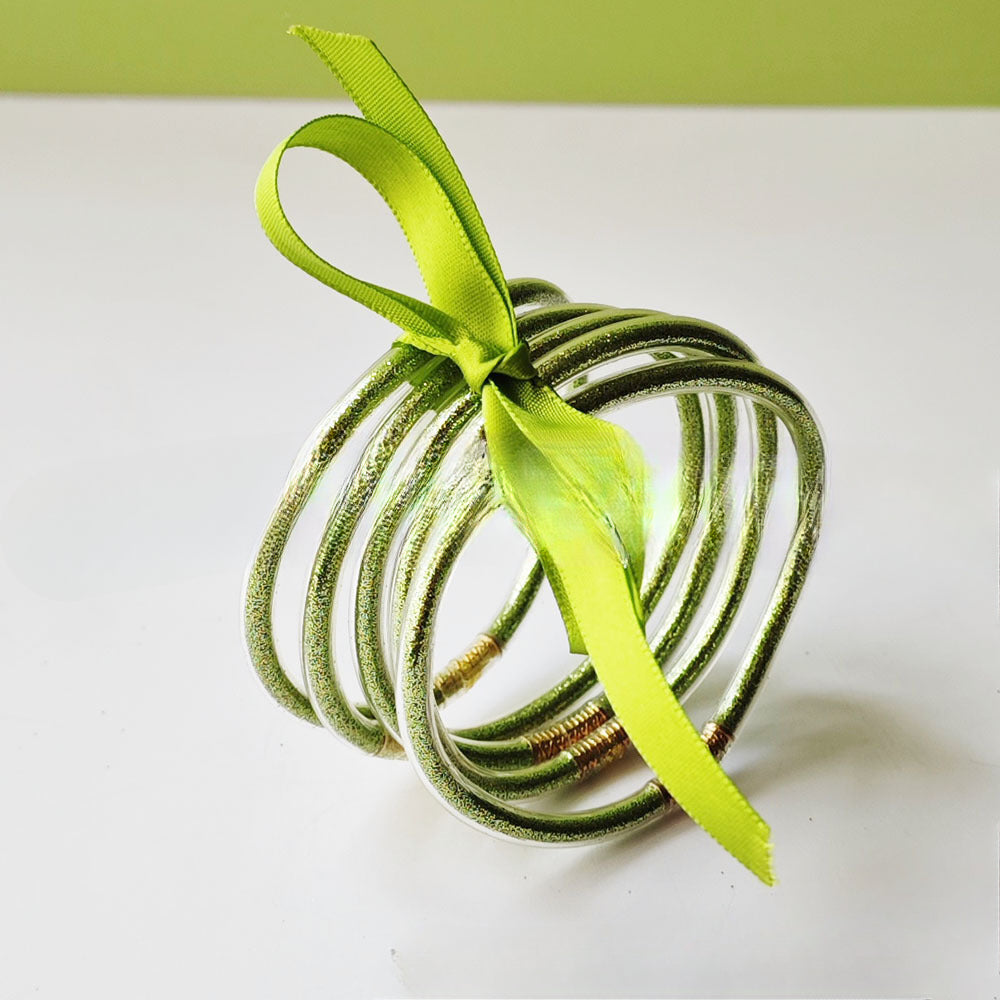 Wholesale 5 Layers Silicone Gold Powder Bracelet