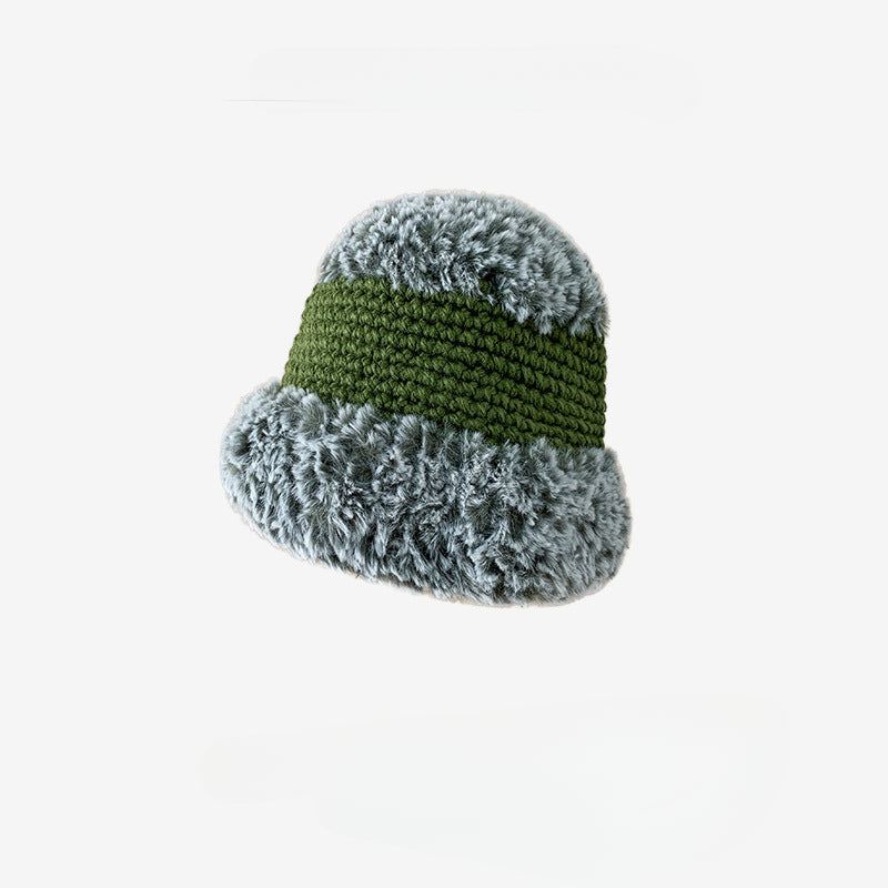 Wholesale 2023 Autumn and Winter Woolen Hat Plush Warm Fisherman Hat
