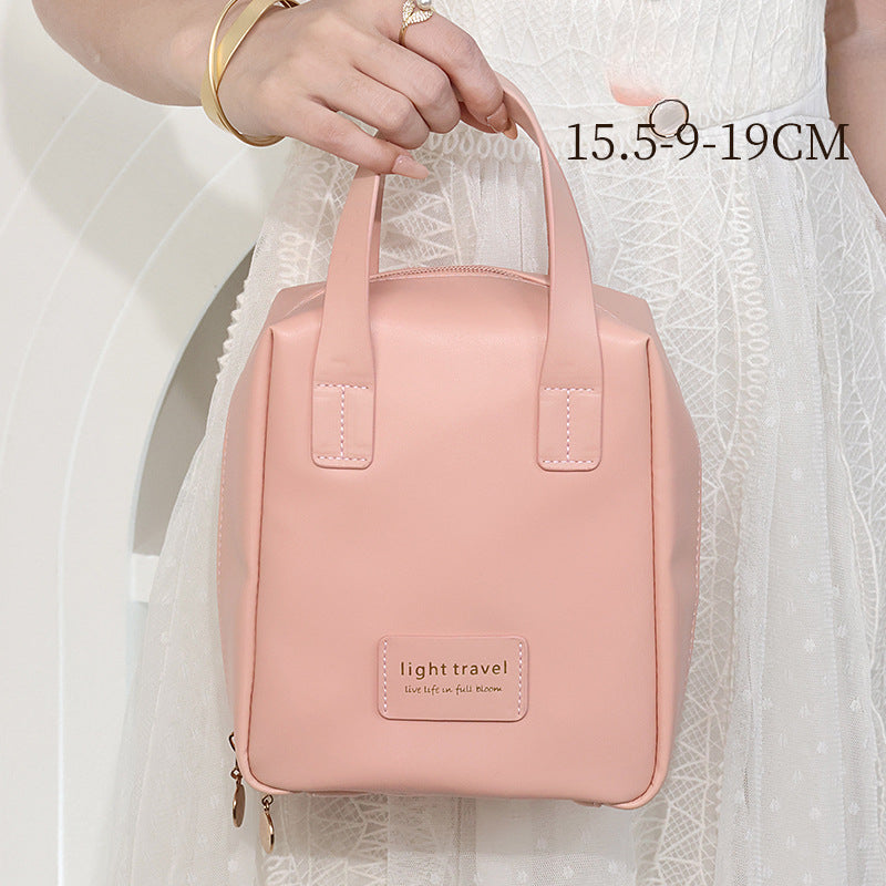 Wholesale PU High-capacity Seashell Portable Makeup Bags