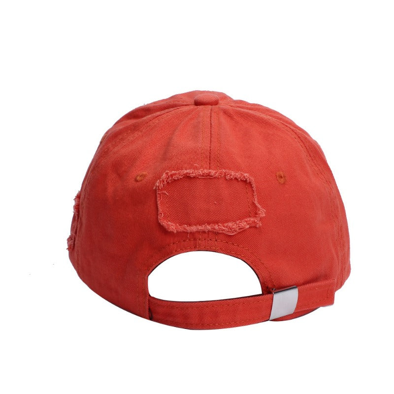 Wholesale Personalized Versatile Breathable Perforated Retro Aged Sunscreen Soft Top Couple Sun Hat
