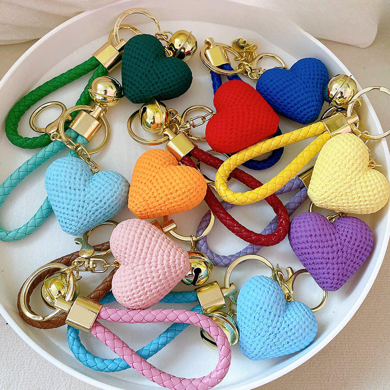 Wholesale Resin Yarn Love Keychains