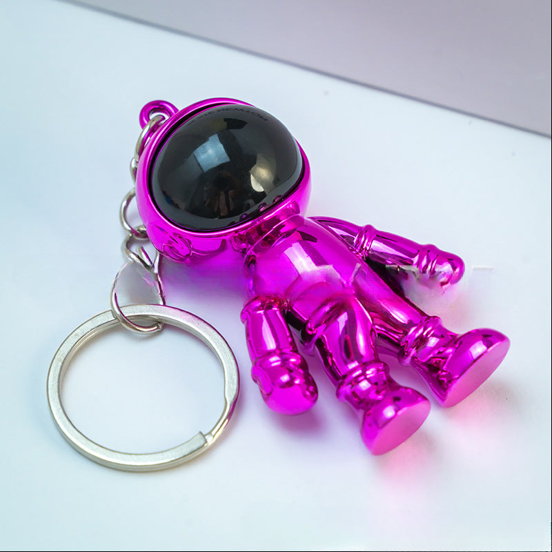 Wholesale 3D Astronaut Astronaut Robot ABS Keychain