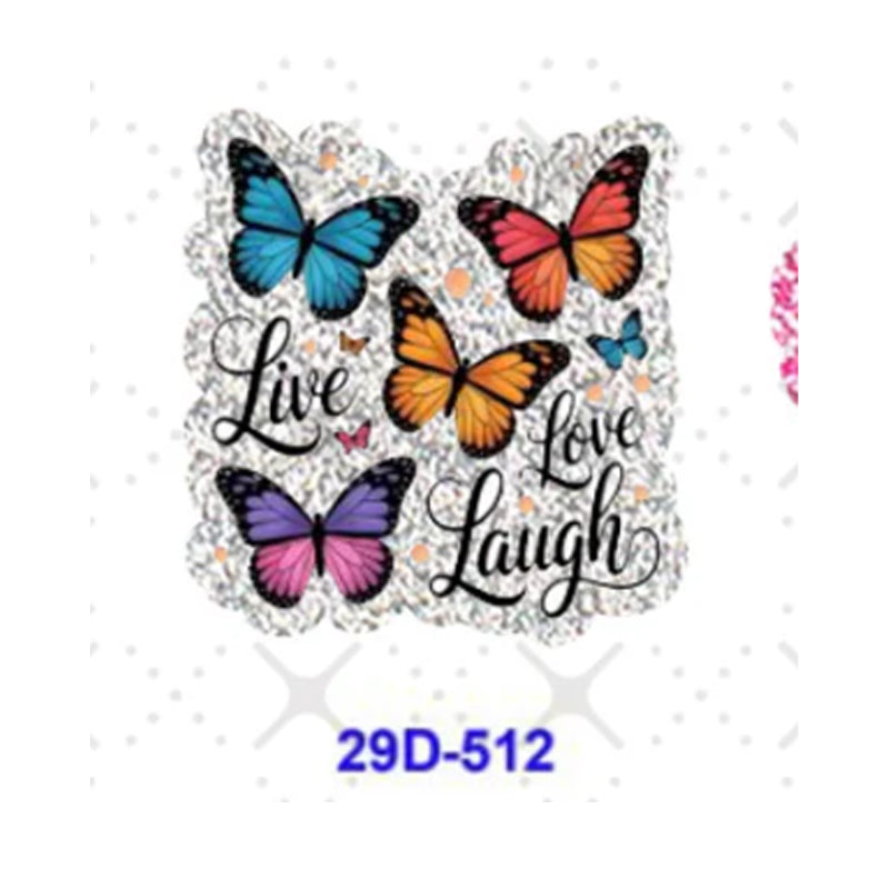 Wholesale 5 Pcs/10 Pcs/20 Pcs Colorful Flowers Butterflies Pink Cartoon Cats Acrylic Flatbacks (Butterflies /Flowers /Cartoon ) for DIY Badge Reels & Phone Stands OLY Exclusive