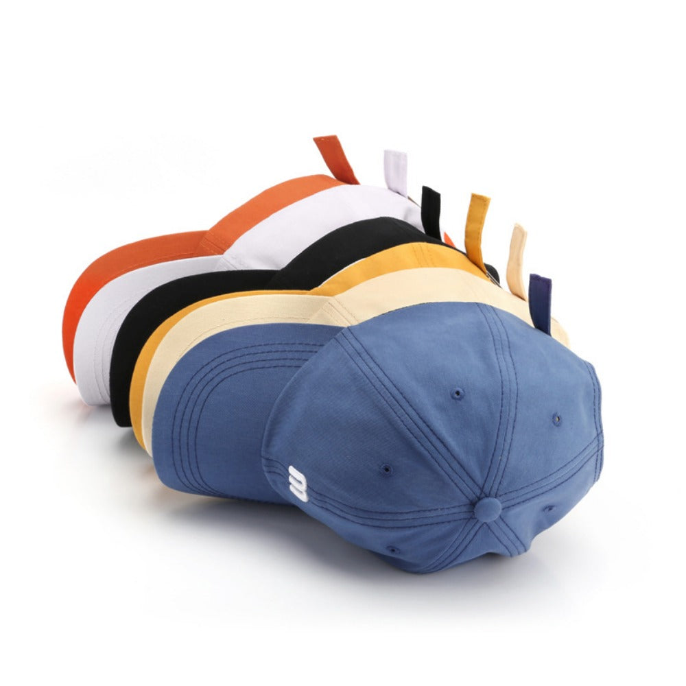 Wholesale M Letter Embroidery Versatile Soft Top Visor Baseball Cap