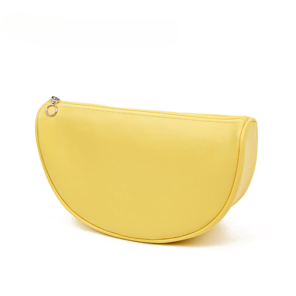 Wholesale Solid Color Travel Dumplings PVC Makeup Bags