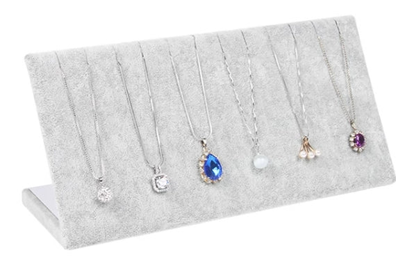 Venta al por mayor Soporte de exhibición de joyería de terciopelo de cartón