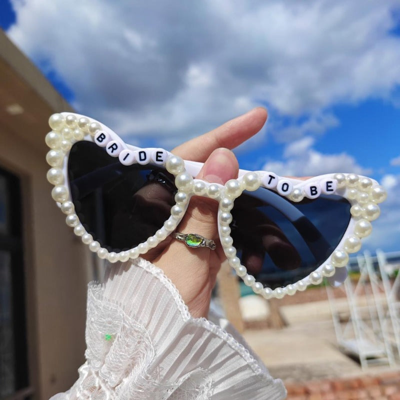 Wholesale Bride Wedding Love Luxury Summer Sunscreen Party Sunglasses